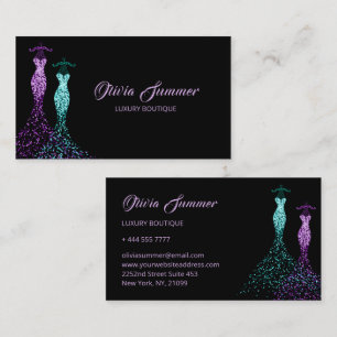 Gorgous Ddress Luxury Boutique Visitkort