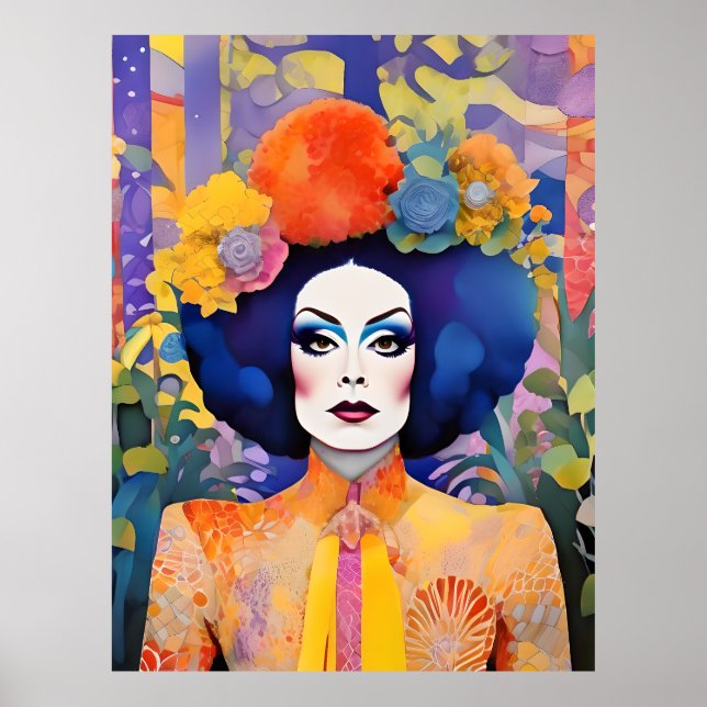 Gorgous Drag Queen Poster (Framsidan)