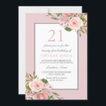 Gorgous Flowers Girls 21:a födelsedagen Party Inbj Inbjudningar<br><div class="desc">Gorgous Flowers Girls 21:a födelsedagen Party Inbjudan Se matchande samling i Store</div>