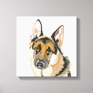 Gorgous German Shepherd Canvas