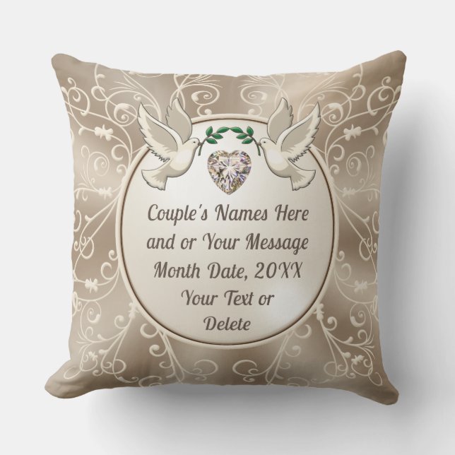 Gorgous Gift for Newly Wed Couple, Personlig Kudde (Framsida)