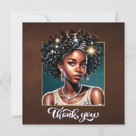 Gorgous Girl Gratitude Card Inbjudningar