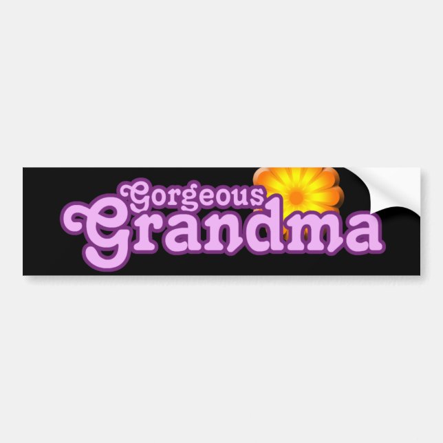 Gorgous Grandma Bildekal (Framsidan)