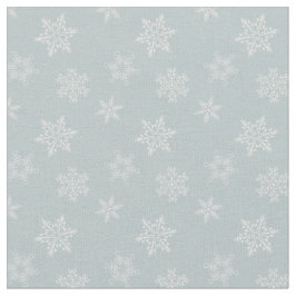 Gorgous Grått Snowflake Mönster Tyg