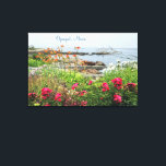 Gorgous Kusten Garden Ocean Ogunexit, ME Canvastryck<br><div class="desc">Den här konstnärliga fotografiet fångar en känsla av vad som för människor till den charmerande kuststaden Ogunge, ME. Denna vackra kusten-trädgård som tittar ut i havets kuster är ett bevis på varför staden betraktas som "ett vackert ställe vid havet" och den ljuger mellan Atlanten och Ogunouloden. . Den här arbetsytan...</div>