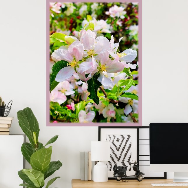 Gorgous Malus asiatica Photo Poster (Hemmakontoret)