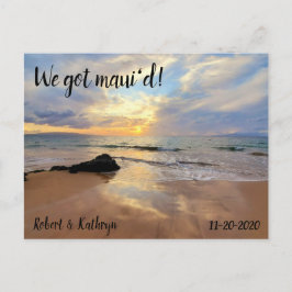 Gorgous Maui Beach We Har Maui'd Vykort