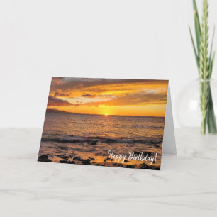Gorgous Maui Orange Sunset Kort