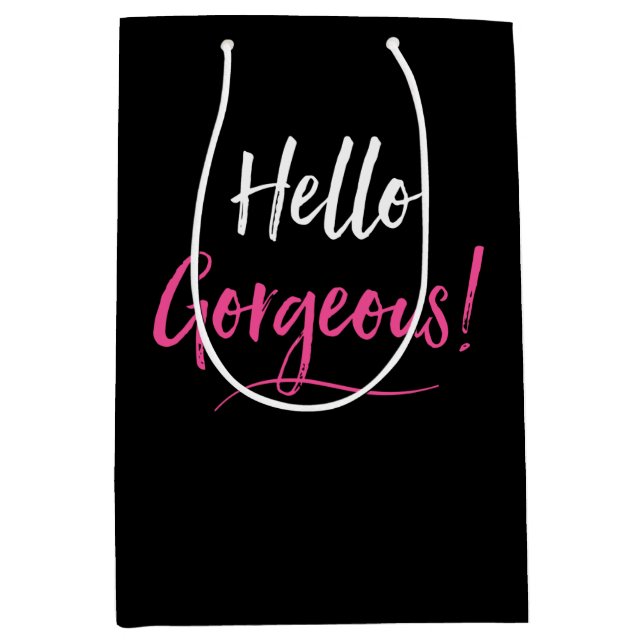 "Gorgous" MEDIUM GIFT BAG (Framsidan)