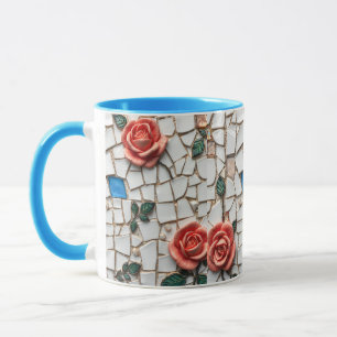 Gorgous Mosaic Pin and Blue Ro Mönster Mugg