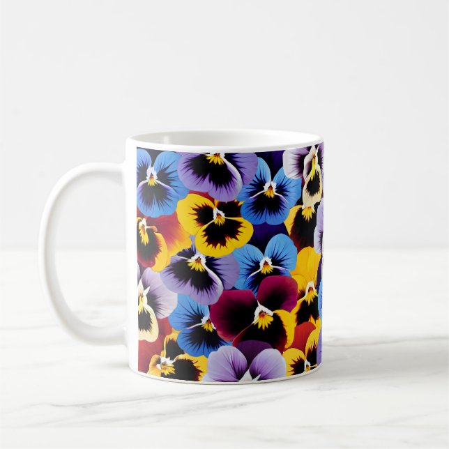 Gorgous Pansy Mugg (Vänster)