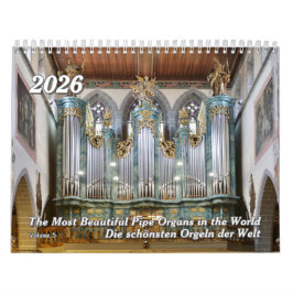 Gorgous Pipe Organs 2026 - Organkalender Kalender