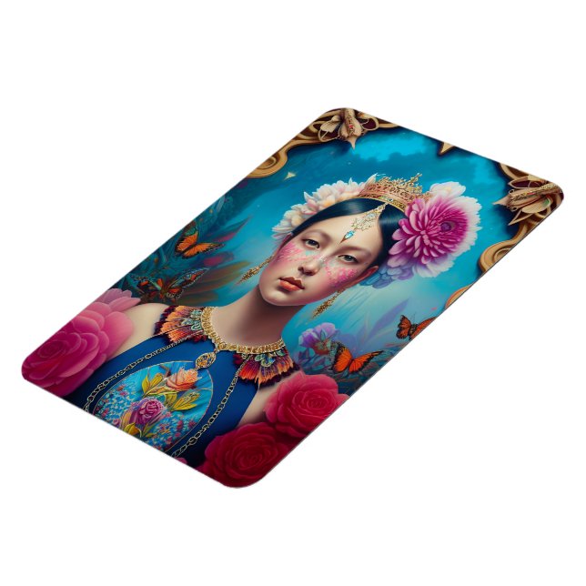 Gorgous princess porträtt magnet (Vänstra Sidan)