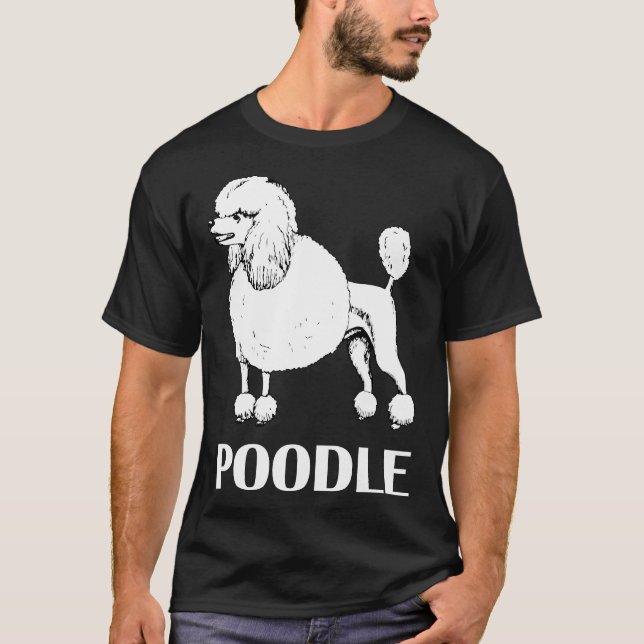 Gorgous Pudel T Shirt (Framsida)