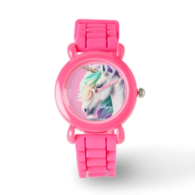 Gorgous Rainbow Unicorn Armbandsur (Framsida)