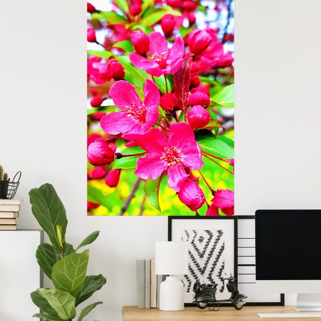 Gorgous Red Barron Crabapple Photo Poster (Hemmakontoret)