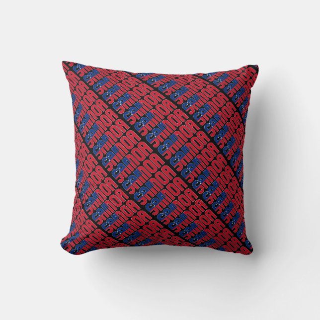 Gorgous Samoa National Flagga Kudde (Framsida)