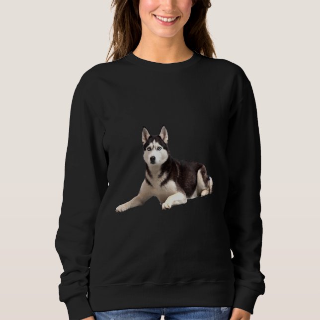 Gorgous Siberian husky T Shirt (Framsida)