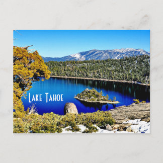 Gorgous Sjö Tahoe Postcard Vykort