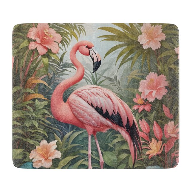 Gorgous Tropical Rosa Flamingo Bird (Framsidan)