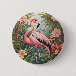 Gorgous Tropical Rosa Flamingo Bird Knapp