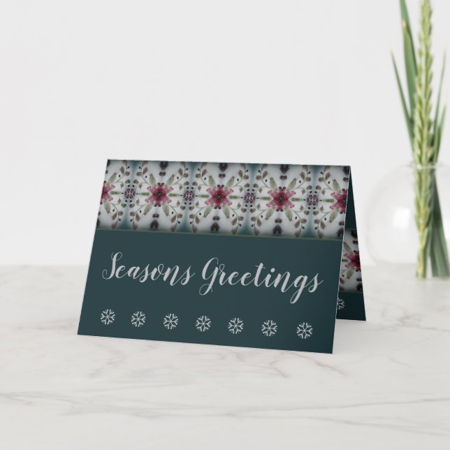 Gorgous Victorian Styled Designad Helgkort (Framsida)