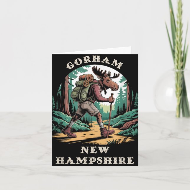 Gorham New Hampshire Nh Mountains Hiking Trail Moo Kort (Framsida)