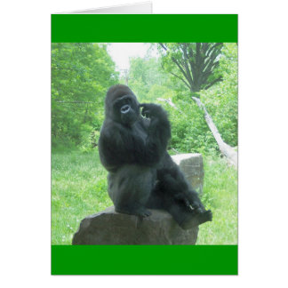 Gorilla #3 hälsningskort
