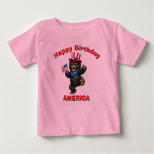 Gorilla (5w) Fosterländsk Barn T-Shirt
