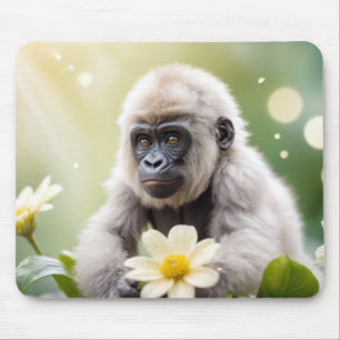 Gorilla Animal Roligt Fantastic Surreal Wildlife Musmatta