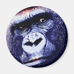 Gorilla Ansikte Magnet
