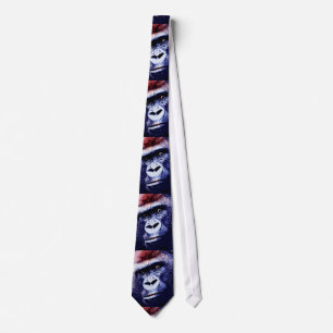 Gorilla Ansikte Pop Art Neck Tie Slips