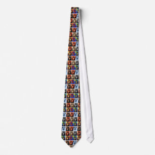 Gorilla Ansikte Pop Art Tie Slips