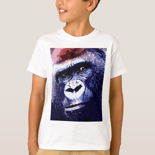 Gorilla Ansikte T-shirt (Framsida)
