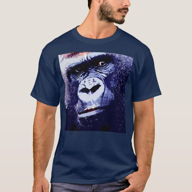 Gorilla Ansikte T-Shirt (Framsida)