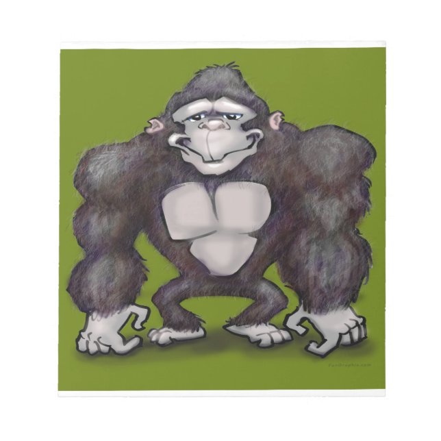 Gorilla Anteckningsblock (Framsida)