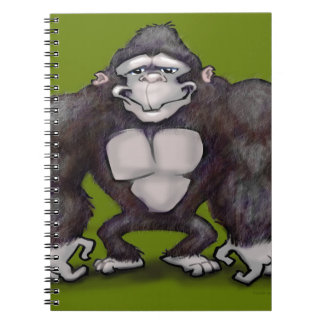 Gorilla Anteckningsbok Med Spiral