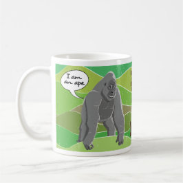 Gorilla är ingen apa kaffemugg