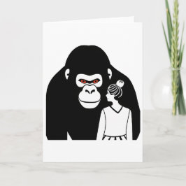 Gorilla Art Card Helgkort