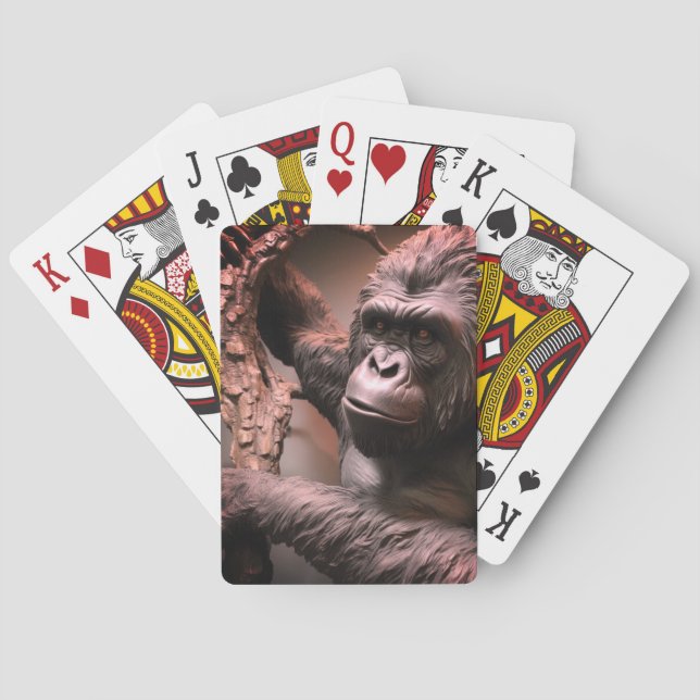 Gorilla Art Casinokort (Baksidan)