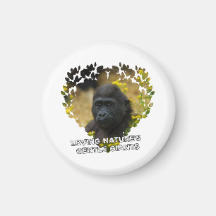 Gorilla Baby - Loving Nature's Gentle Giants Magnet
