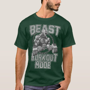 Gorilla Beast-bodybuilding för arbetsläge T Shirt