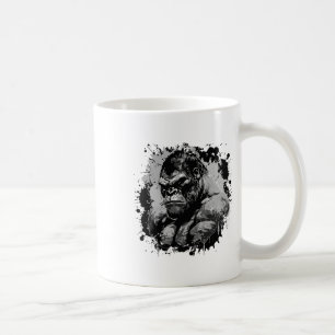 Gorilla Beast Muscles Workout Bodybuilding Boxing Kaffemugg