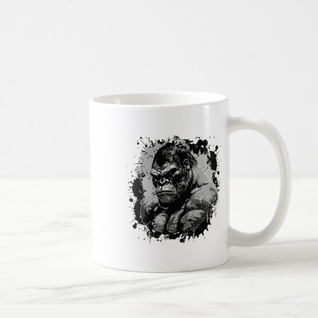Gorilla Beast Muscles Workout Bodybuilding Boxing Kaffemugg (Höger)