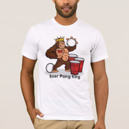 Gorilla Beer Pong Kung T-Shirt