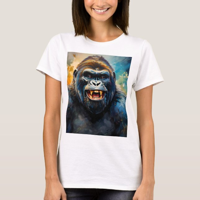 Gorilla big Smile T Shirt (Framsida)
