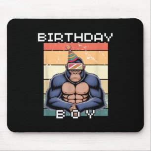 Gorilla Birthday Dekorations Monkey Märkre Vr Game Musmatta