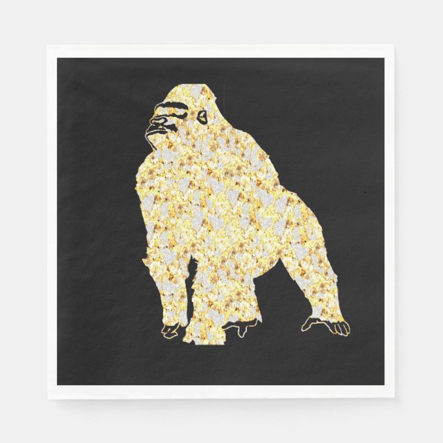 GORILLA BLING PAPPERSSERVETT (Framsidan)