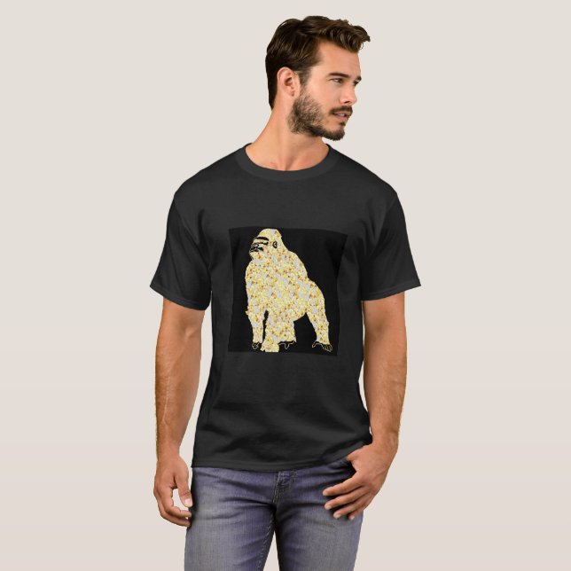 GORILLA BLING T SHIRT (Hel framsida)