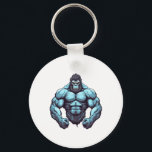 Gorilla Bodybuilding der Muscular Body Gym Fitness Nyckelring<br><div class="desc">Gorilla Bodybuilding der Muscular Body Gym Fitness Weightlift</div>